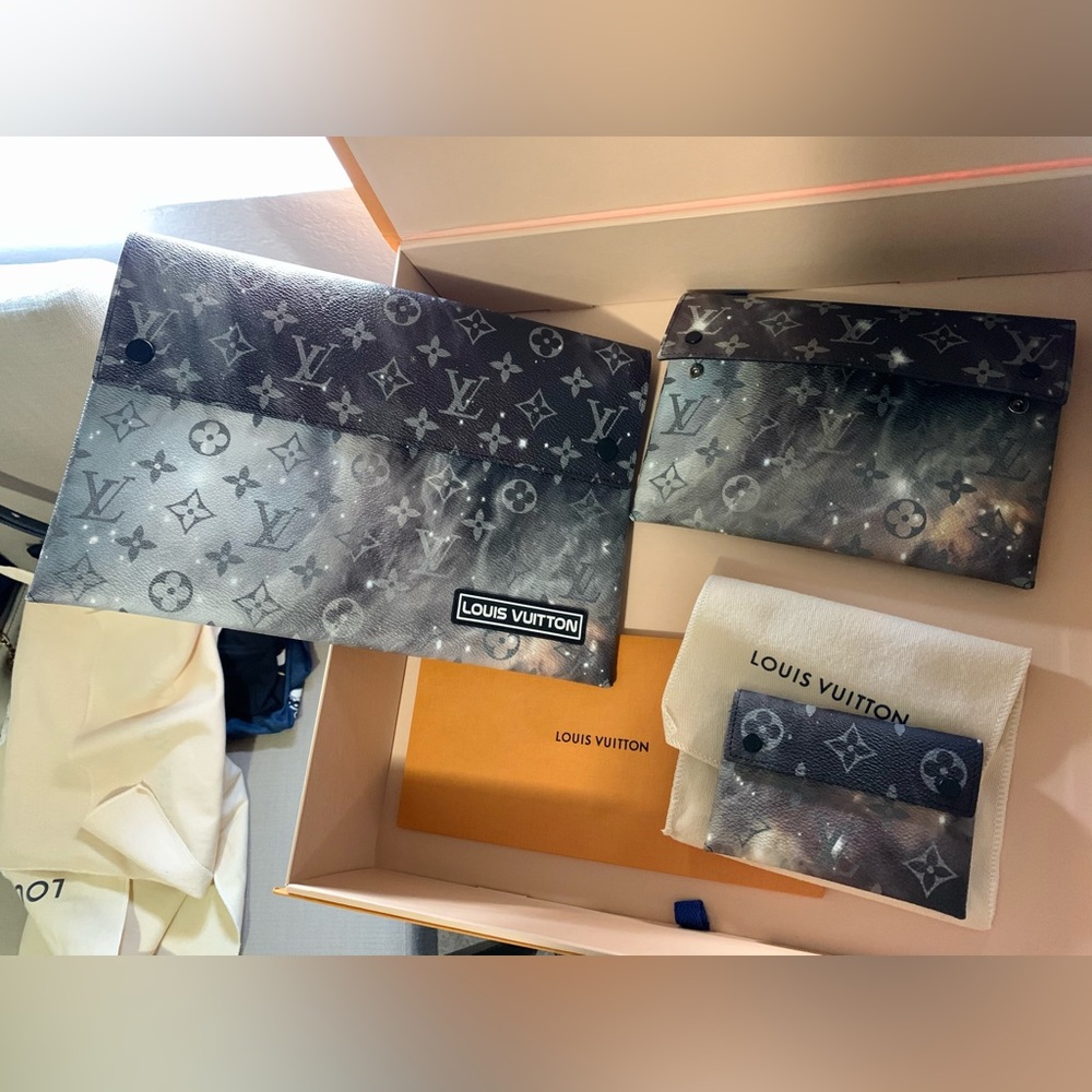 LOUIS VUITTON GALAXY MONOGRAM POCHETTES Virgil Abloh